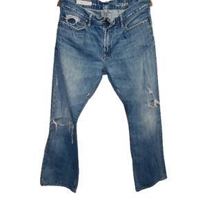 1969 Premium Dirty Destructed Boot Cut Jean Gap 34x30 Men